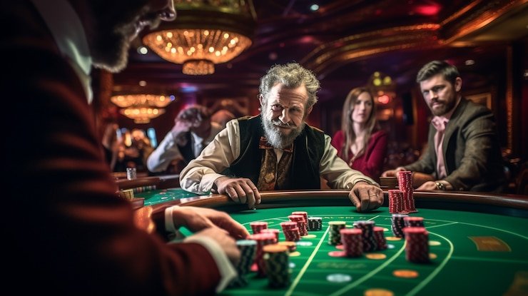 Studio Live Baccarat halokakslot menampilkan dealer sungguhan dengan meja kartu dan tampilan kamera HD